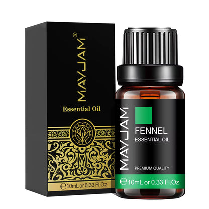 10ML Premium Essential Oil Set - Lavender, Jasmine, Eucalyptus, Vanilla, Sandalwood, Bergamot, Rosemary, Citronella, Cinnamon Fragrance Oils