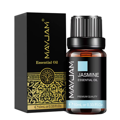 10ML Premium Essential Oil Set - Lavender, Jasmine, Eucalyptus, Vanilla, Sandalwood, Bergamot, Rosemary, Citronella, Cinnamon Fragrance Oils