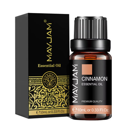 10ML Premium Essential Oil Set - Lavender, Jasmine, Eucalyptus, Vanilla, Sandalwood, Bergamot, Rosemary, Citronella, Cinnamon Fragrance Oils