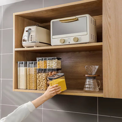 Clear Food Storage Container with Lid - Perfect for Kitchen and Pantry Organization