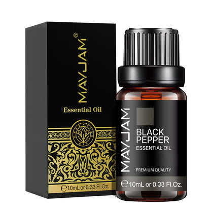 10ML Premium Essential Oil Set - Lavender, Jasmine, Eucalyptus, Vanilla, Sandalwood, Bergamot, Rosemary, Citronella, Cinnamon Fragrance Oils