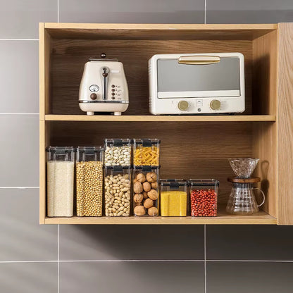 Clear Food Storage Container with Lid - Perfect for Kitchen and Pantry Organization
