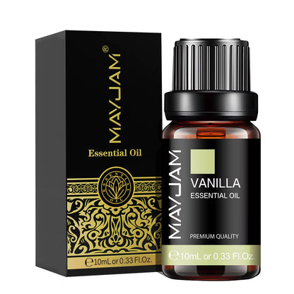 10ML Premium Essential Oil Set - Lavender, Jasmine, Eucalyptus, Vanilla, Sandalwood, Bergamot, Rosemary, Citronella, Cinnamon Fragrance Oils