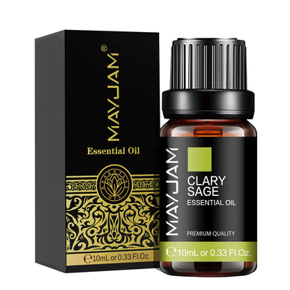 10ML Premium Essential Oil Set - Lavender, Jasmine, Eucalyptus, Vanilla, Sandalwood, Bergamot, Rosemary, Citronella, Cinnamon Fragrance Oils
