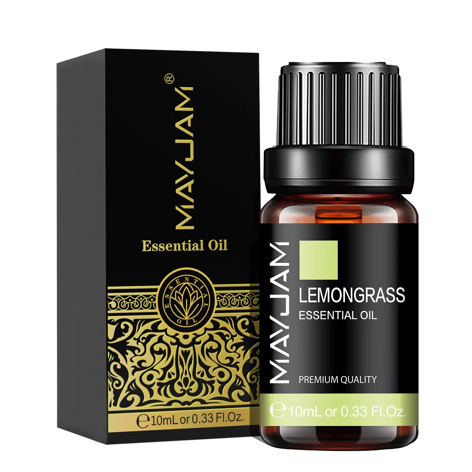 10ML Premium Essential Oil Set - Lavender, Jasmine, Eucalyptus, Vanilla, Sandalwood, Bergamot, Rosemary, Citronella, Cinnamon Fragrance Oils
