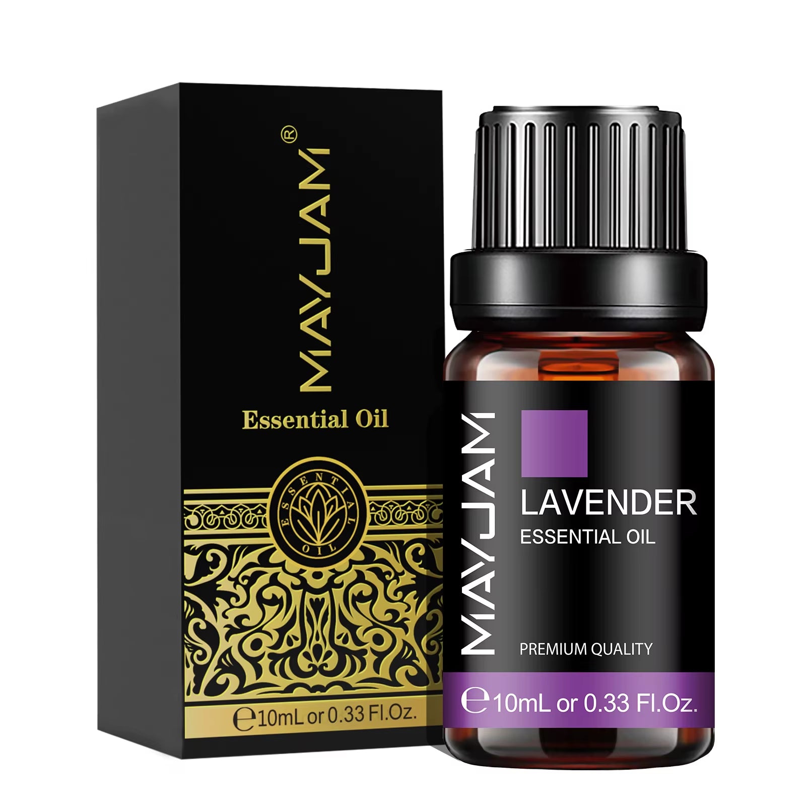 10ML Premium Essential Oil Set - Lavender, Jasmine, Eucalyptus, Vanilla, Sandalwood, Bergamot, Rosemary, Citronella, Cinnamon Fragrance Oils
