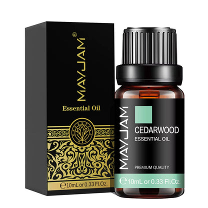 10ML Premium Essential Oil Set - Lavender, Jasmine, Eucalyptus, Vanilla, Sandalwood, Bergamot, Rosemary, Citronella, Cinnamon Fragrance Oils