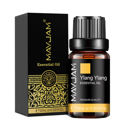 10ML Premium Essential Oil Set - Lavender, Jasmine, Eucalyptus, Vanilla, Sandalwood, Bergamot, Rosemary, Citronella, Cinnamon Fragrance Oils
