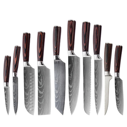Damascus Pattern Vegetable Cutting Tool