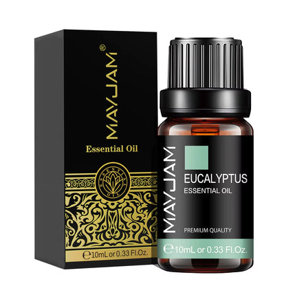 10ML Premium Essential Oil Set - Lavender, Jasmine, Eucalyptus, Vanilla, Sandalwood, Bergamot, Rosemary, Citronella, Cinnamon Fragrance Oils