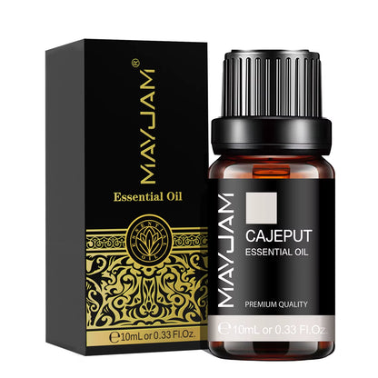 10ML Premium Essential Oil Set - Lavender, Jasmine, Eucalyptus, Vanilla, Sandalwood, Bergamot, Rosemary, Citronella, Cinnamon Fragrance Oils