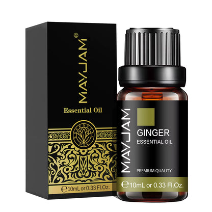 10ML Premium Essential Oil Set - Lavender, Jasmine, Eucalyptus, Vanilla, Sandalwood, Bergamot, Rosemary, Citronella, Cinnamon Fragrance Oils