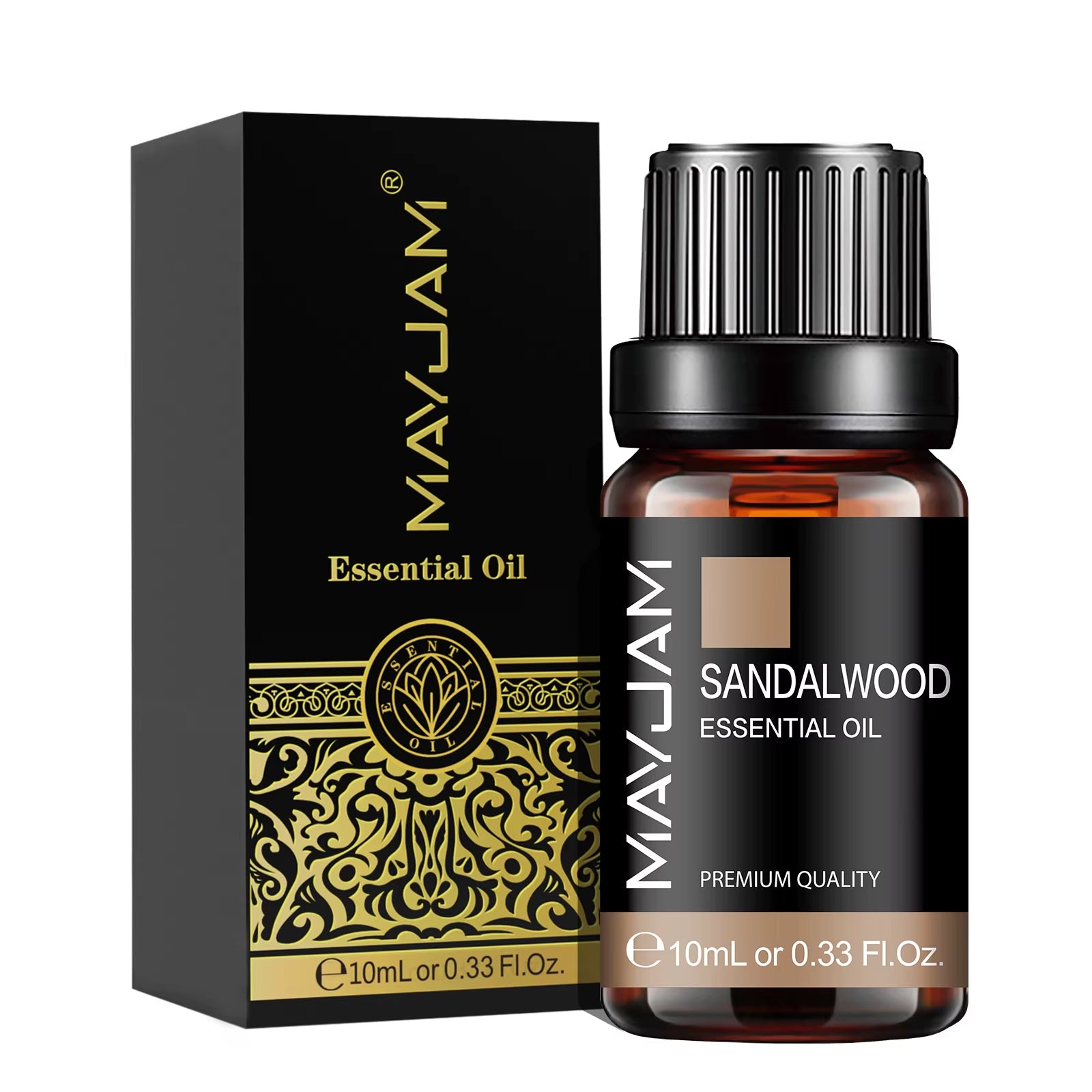 10ML Premium Essential Oil Set - Lavender, Jasmine, Eucalyptus, Vanilla, Sandalwood, Bergamot, Rosemary, Citronella, Cinnamon Fragrance Oils